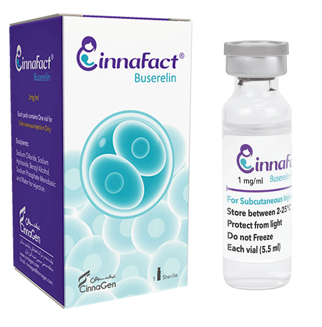 بوسرلین استات  1mg/1mL,5.5mL تزریقی