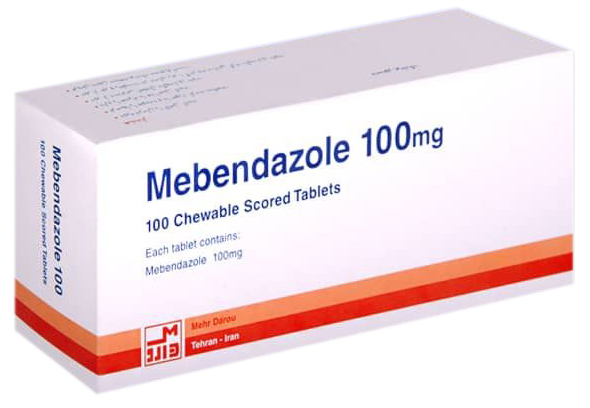 مبندازول 100mg قرص جویدنی خوراکی
