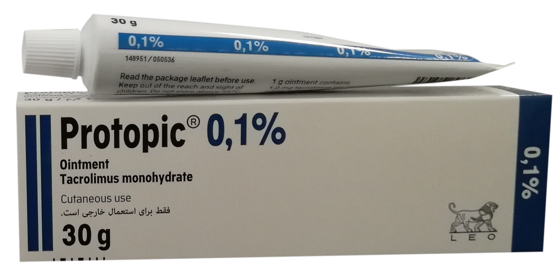 تاکرولیموس 0.1%,30g پماد جلدی