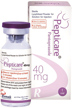 پنتوپرازول 40mg پودر لیوفیلیزه تزریقی