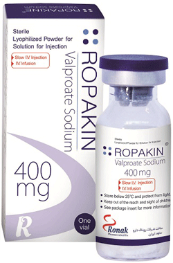 والپروات سدیم 400mg پودر برای سوسپانسیون تزریقی
