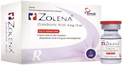 زولدرونیک اسید  4mg/5mL تزریقی