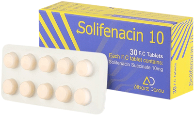 سولیفناسین سوکسینات  10mg قرص خوراکی