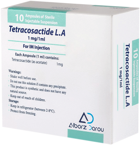 تتراکوزاکتاید استات 1mg/1mL,1mL سوسپانسیون تزریقی