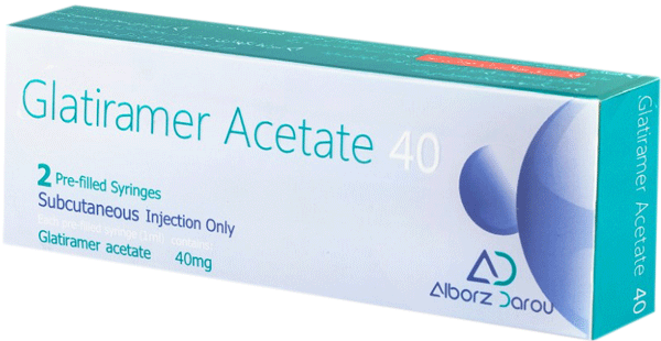 گلاتیر امراستات  40mg/1mL,1mL محلول تزریقی