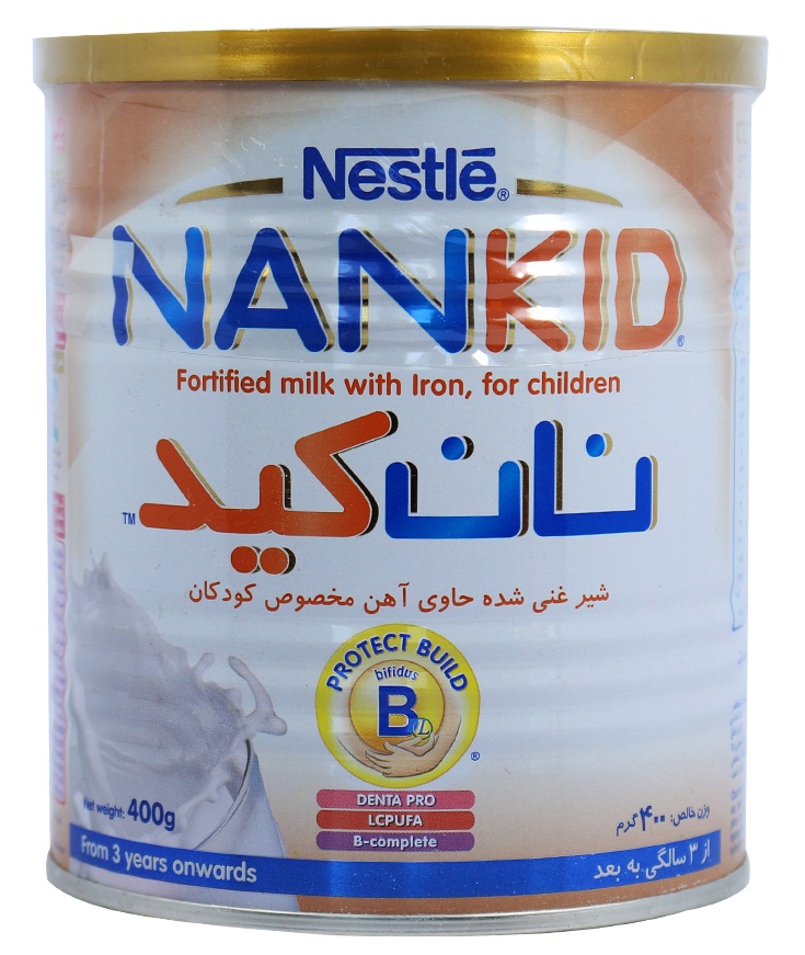شیرخشک غنی شده حاوی آهن مخصوص کودکان پودر 400 گرم
