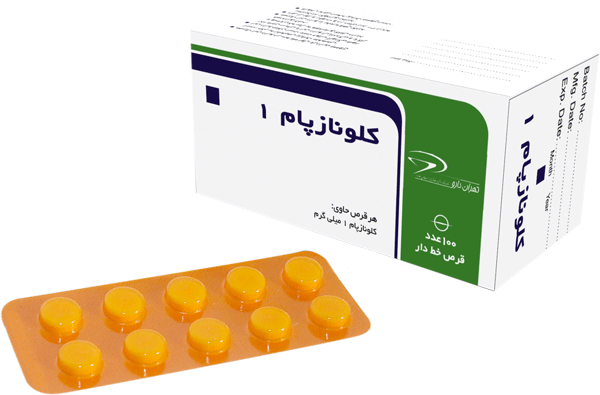 کلونازپام 1mg قرص خوراکی