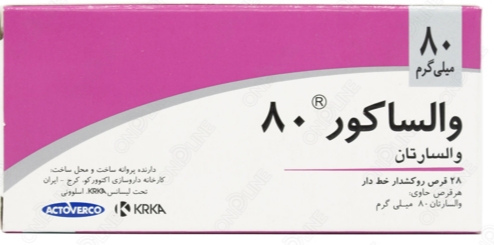 والسارتان  80mg قرص خوراکی