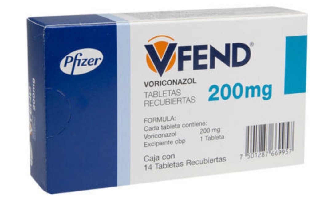 وریکونازول 200mg قرص خوراکی