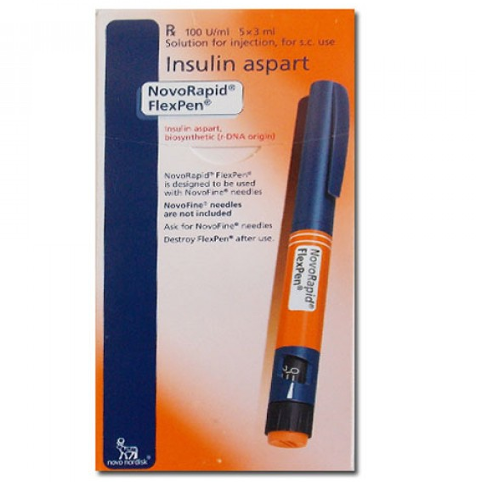 انسولین آسپارت  100[iU]/1mL,3mL محلول تزریقی