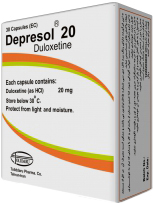 دلوکستین  20mg کپسول آهسته رهش خوراکی