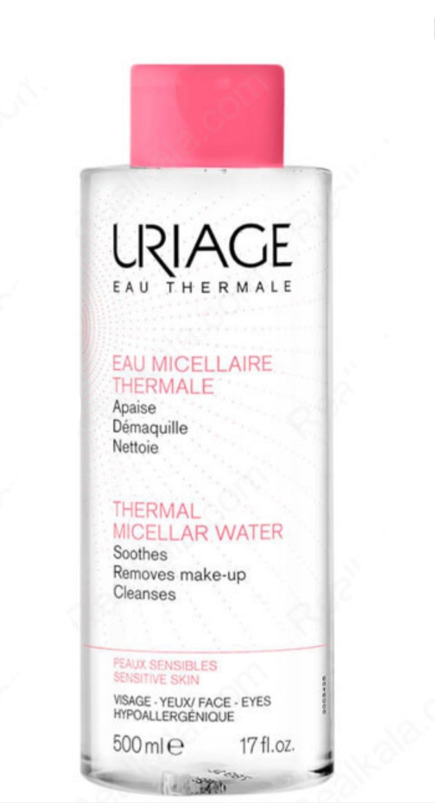 فراورده های پاک کننده آرایش از چشمها وصورت URIAGE URIAGE THERMAL MICELLAR WATER SKIN PRONE TO REDNESS 500ml