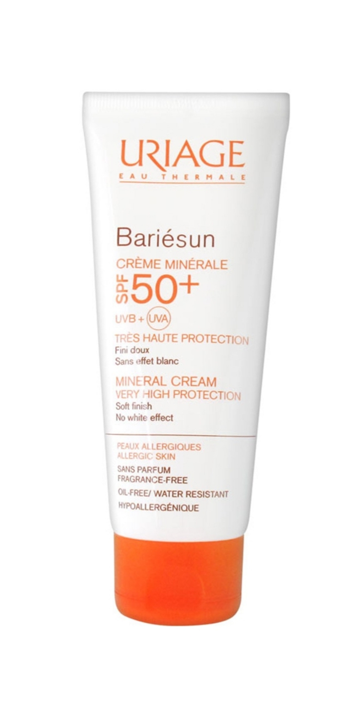 کرم ضد آفتاب فیزیکی (حاوی مواد معدنی) با SPF50+