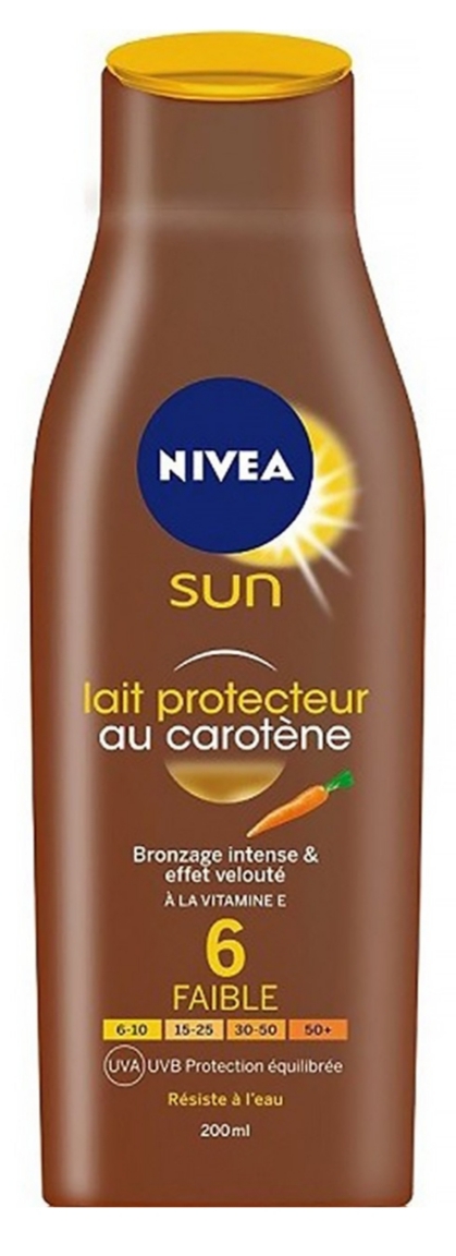 لوسیون برنزه کننده با 6 SPF