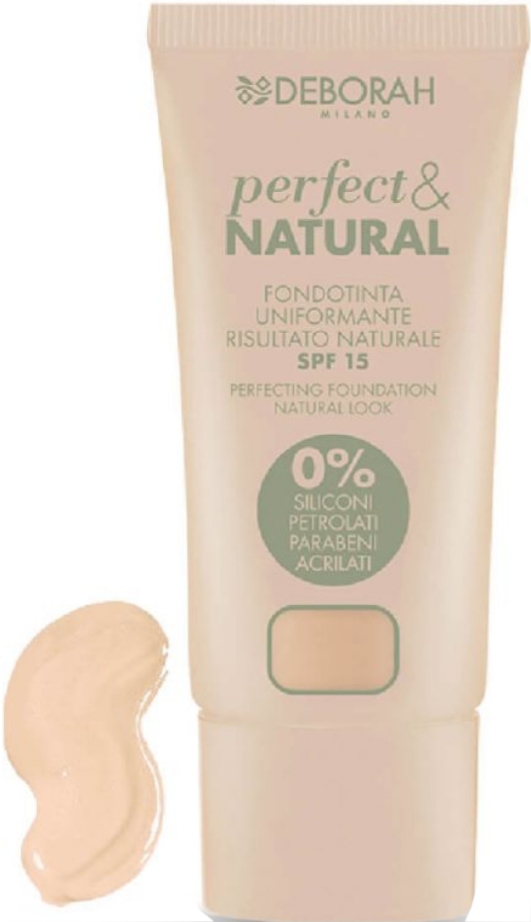کرم پودر perfect & natural SPF 15 دبورا -۰۱