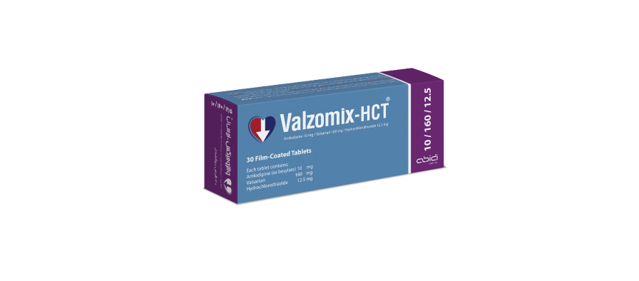 آملودیپین/والسارتان/هیدروکلرتیازید  10mg/160mg/12.5mg قرص خوراکی