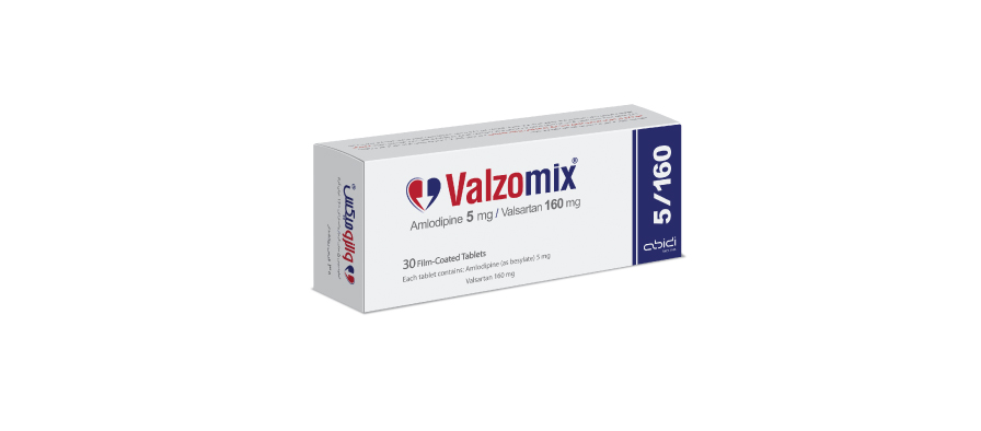 آملودیپین/والسارتان  5mg/160mg قرص خوراکی