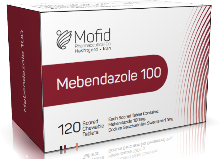 مبندازول  100mg قرص جویدنی خوراکی