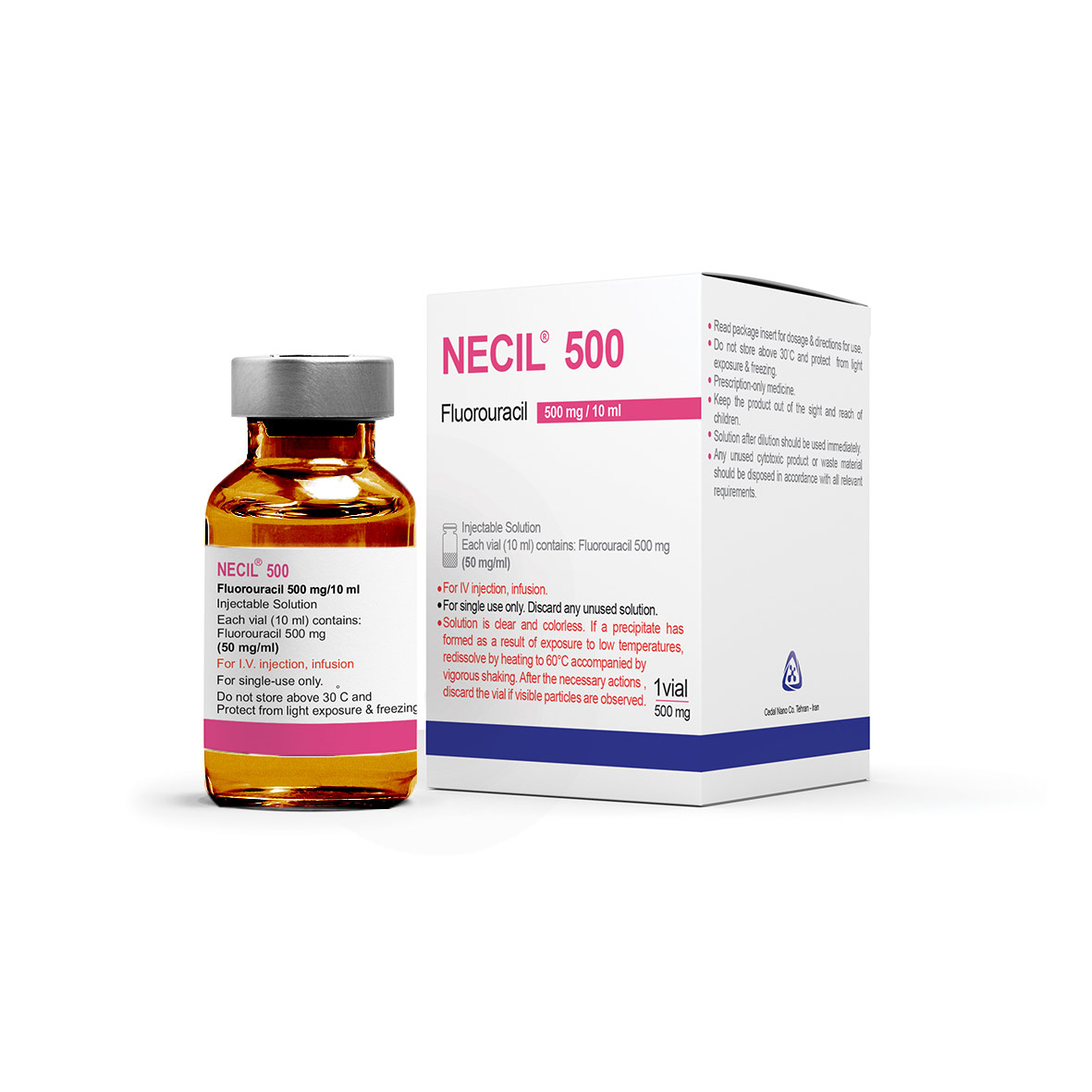 فلورواوراسیل  50mg/1mL,10mL تزریقی