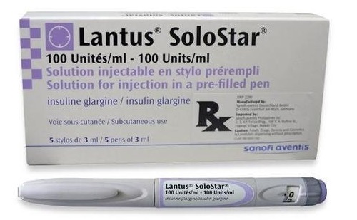 انسولین گلارژین  100[iU]/1mL,3mL تزریقی