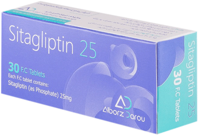 سیتاگلیپتین 25mg قرص خوراکی