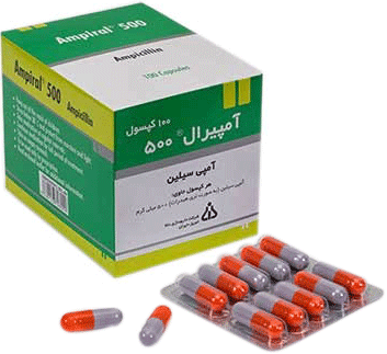 آمپی سیلین 500mg کپسول خوراکی