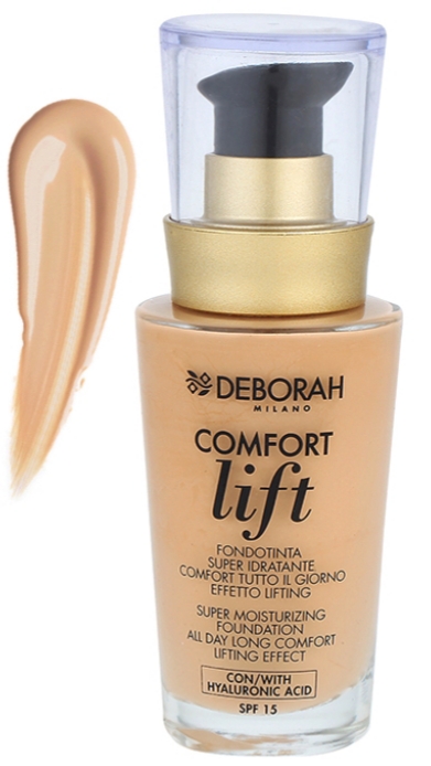 کرم پودر ضد چروک دبورا مدل Comfort Lift با SPF 15 حجم 30 میل شماره 03 - گندمی