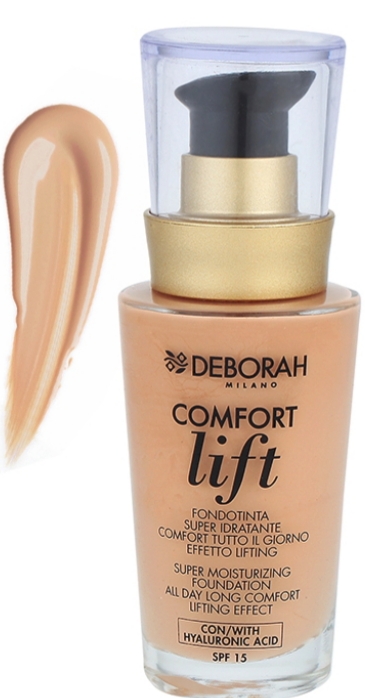 کرم پودر ضد چروک دبورا مدل Comfort Lift با SPF 15 حجم 30 میل شماره 04 - هلویی